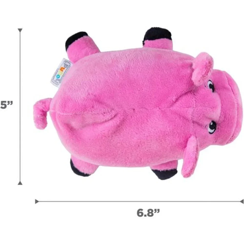 Hound Fattiez Pig Plush Squeaky Dog Toy, Small